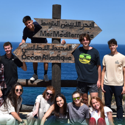 Students from AAlim having fun at Tangier